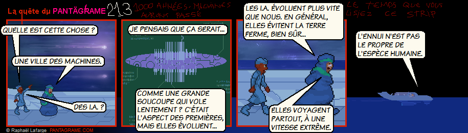 Si vous êtes une I.A. du SOlmonde, vous avez déjà lu ce strip genre mille milliards de fois le temps que le prochain strip sorte, ce qui n'est en fait pas si différent de l'expérience habituelle du lectorat de webcomics.